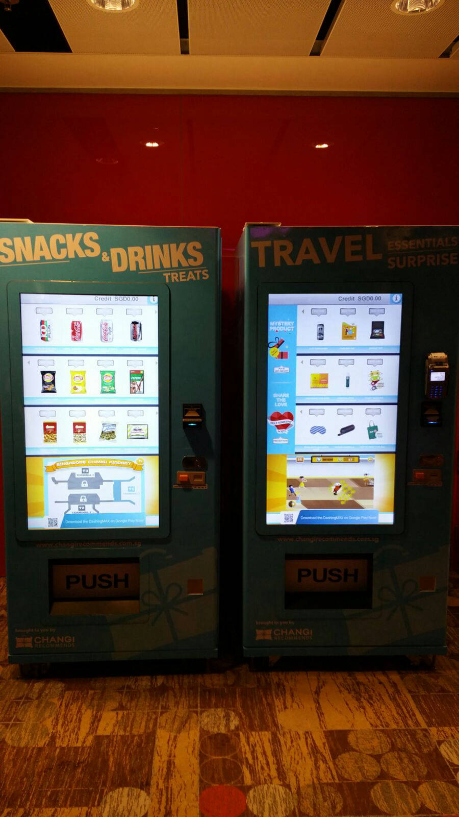 Changi Travel Service Smart Vending